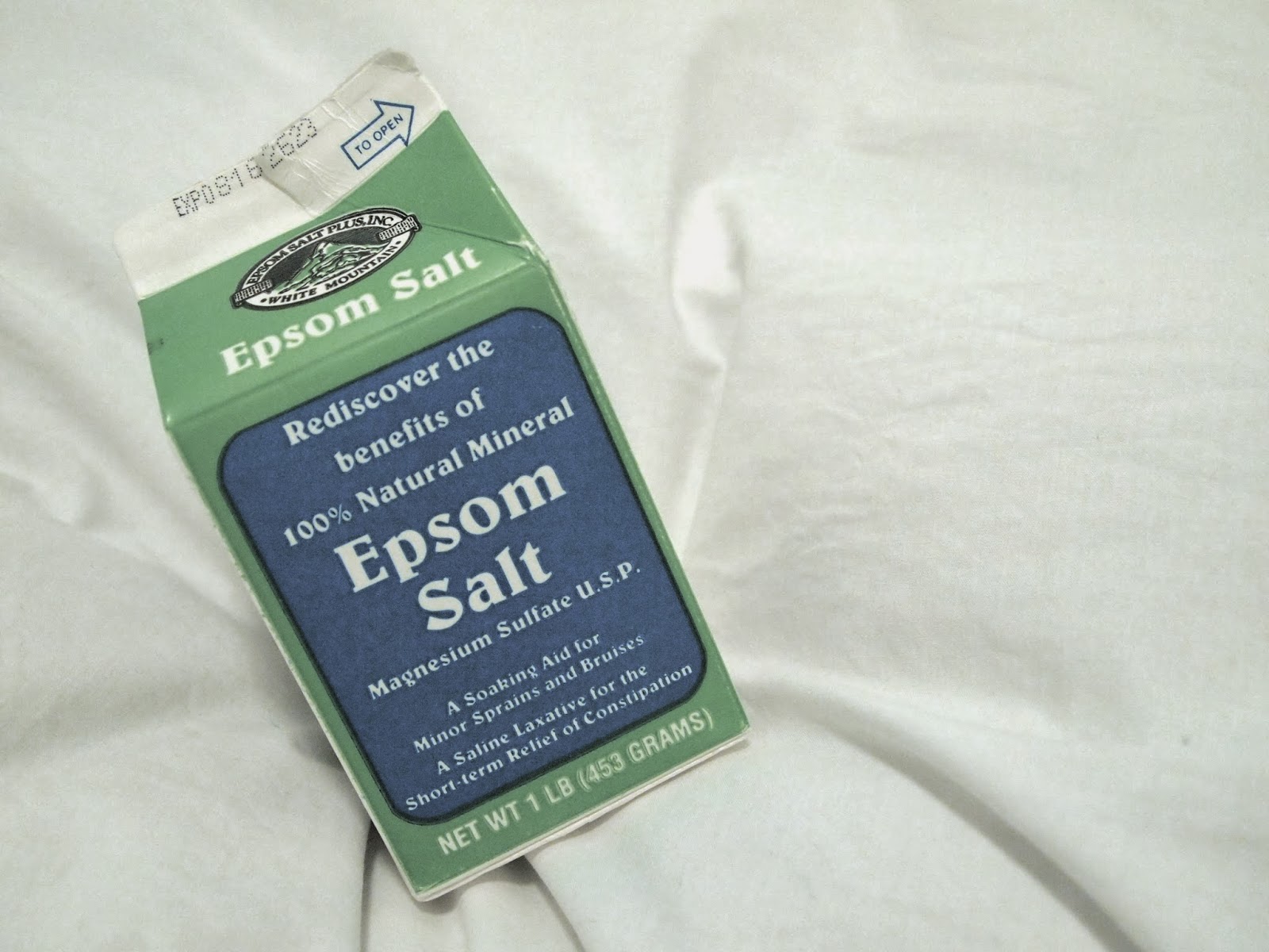 Epsom Salt i baderomsskapet
